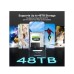 Acasis EC-6104 Dual-bay Hard Drive Docking Station Case for 2.5 3.5 SSD Disk Case HDD Box Dock Hard Drive Enclosure