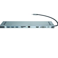 Baseus Enjoyment Series 10 in 1 Type C HUB Docking Station CATSX-F0G