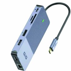 QGEEM GIQ 11-IN-1 4K USB-C DISPLAY LINK DOCKING STATION (D6906P)