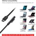 Nylon Braided Surface Connect To USB-C Charging Cable 1m