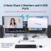 UGREEN 2 MONITOR 2 COMPUTER HDMI KVM SWITCH AK500 (85719)