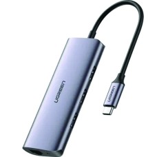 UGREEN USB C TO USB 3.0 WITH RJ45 GIGABIT LAN ADAPTER (60718)