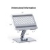 UGREEN ADJUSTABLE  360 ROTATING LAPTOP STAND (90841)