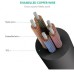 UGREEN 3.5MM FEMALE TO 2MALE AUDIO CABLE BLACK (20899)