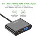 UGREEN MICRO HDMI MALE TO HDMI & VGA FEMALE CONVERTER (30355)