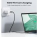 UGREEN US501 (30389) USB-C to USB-C Thunderbolt 4 Cable - 0.8m