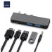 WIWU ALPHA MX PRO 5 IN 1 LAPTOP ADAPTER DONGLE