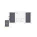 Baseus Folding Series 13 inch Laptop / Tablet Sleeve (LBZD-A0G) dark grey
