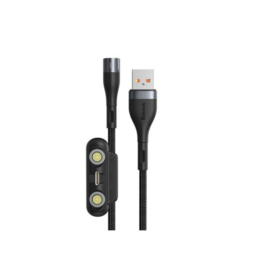 Baseus Zinc Magnetic Safe Fast Charging Data Cable Type C Lightning Micro