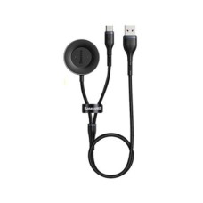 Baseus Cafule Series One-for-two Data Cable USB to Type-C+ Watch Charging Dock