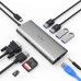 WIWU ALPHA 11 IN 1 TYPE C MULTIFUNCTION HUB