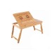 BAMBOO DUAL FAN ADJUSTABLE LAPTOP COOLER TABLE DESK