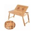 BAMBOO DUAL FAN ADJUSTABLE LAPTOP COOLER TABLE DESK
