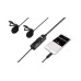 BOYA BY-M1DM Dual Omni-directional Lavalier Mic